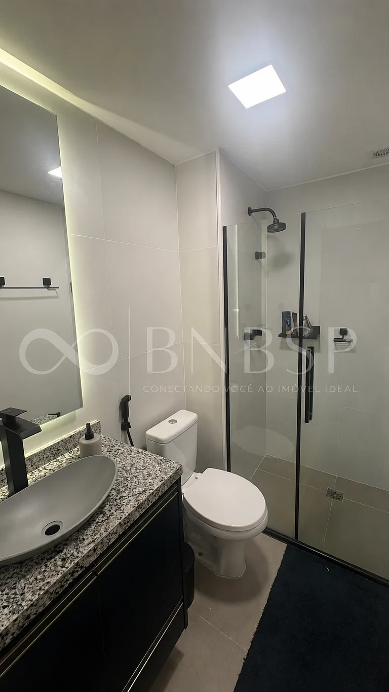 Studio Brooklin — Banheiro completo com box